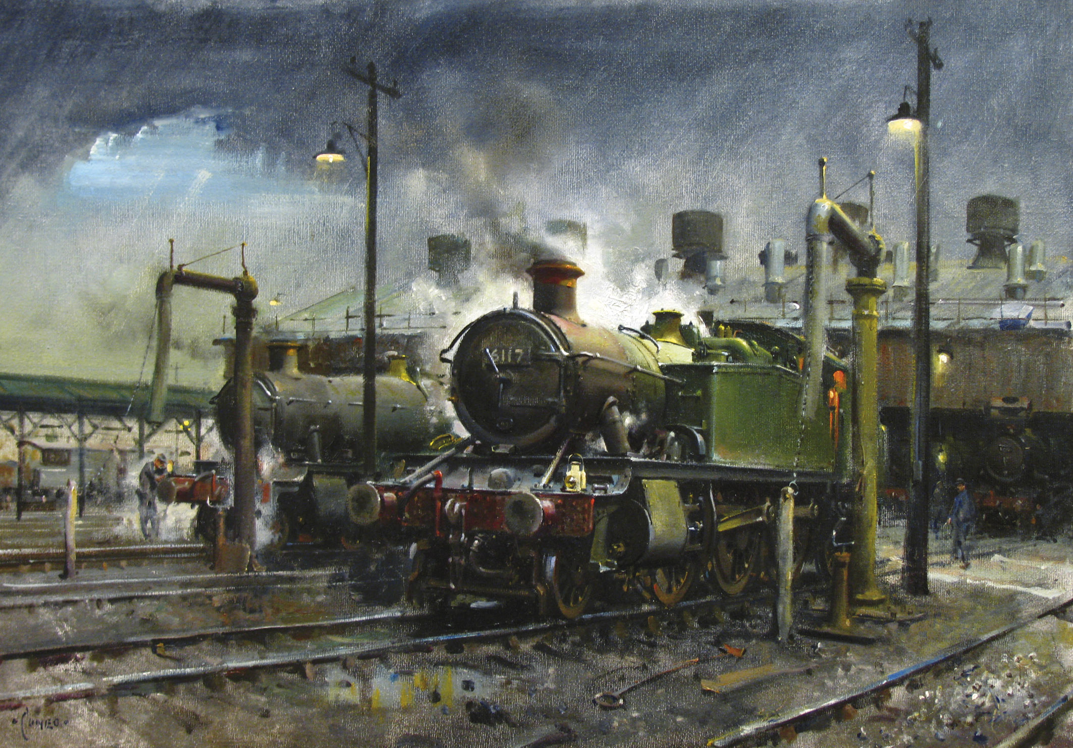 Storm over Southall Shed